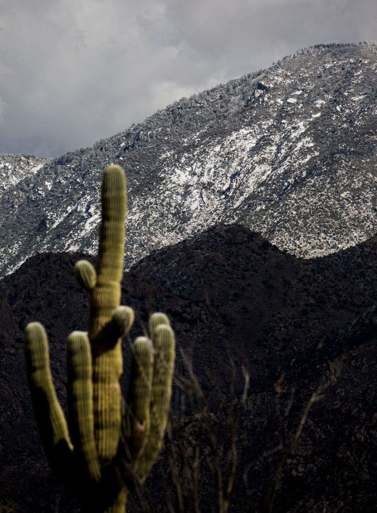Snow around Tucson